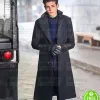 GOTHAM DAVID MAZOUZ (BRUCE WAYNE) BLACK WOOL COAT GOTHAM DAVID MAZOUZ (BRUCE WAYNE) BLACK WOOL COAT