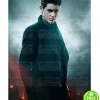 GOTHAM DAVID MAZOUZ (BRUCE WAYNE) BLACK WOOL COAT GOTHAM DAVID MAZOUZ (BRUCE WAYNE) BLACK WOOL COAT