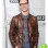 GOTHAM CORY MICHAEL SMITH (EDWARD NYGMA) BROWN LEATHER JACKET