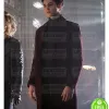 GOTHAM DAVID MAZOUZ (BRUCE WAYNE) MAROON WOOL COAT GOTHAM DAVID MAZOUZ (BRUCE WAYNE) MAROON WOOL COAT