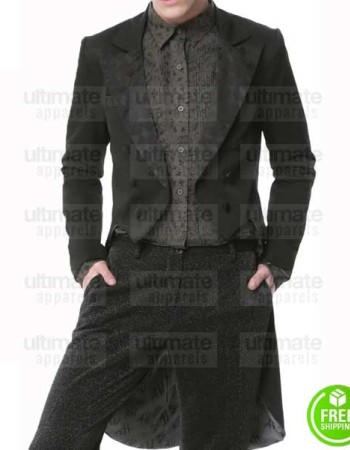 GOTHAM ROBIN LORD TAYLOR (OSWALD COBBLEPOT) BLACK COTTON JACKET
