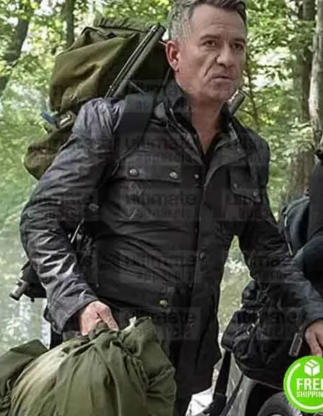 GOTHAM SEAN PERTWEE (ALFRED PENNYWORTH) BLACK LEATHER JACKET GOTHAM SEAN PERTWEE (ALFRED PENNYWORTH) BLACK LEATHER JACKET