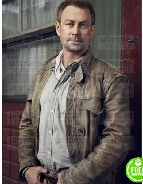 DEFIANCE GRANT BOWLER (JOSHUA NOLAN) LEATHER JACKET