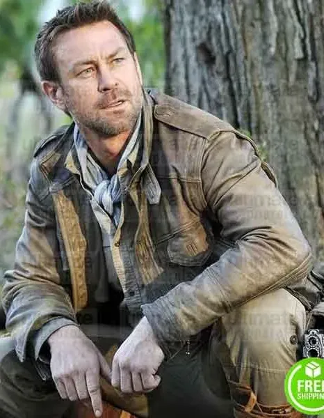 DEFIANCE GRANT BOWLER (JOSHUA NOLAN) LEATHER JACKET