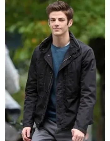GRANT GUSTIN (BARRY ALLEN) BLACK JACKET
