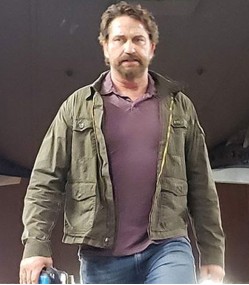 GREENLAND GERARD BUTLER GREEN JACKET