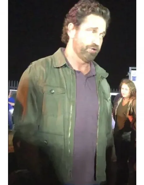 GREENLAND GERARD BUTLER GREEN JACKET