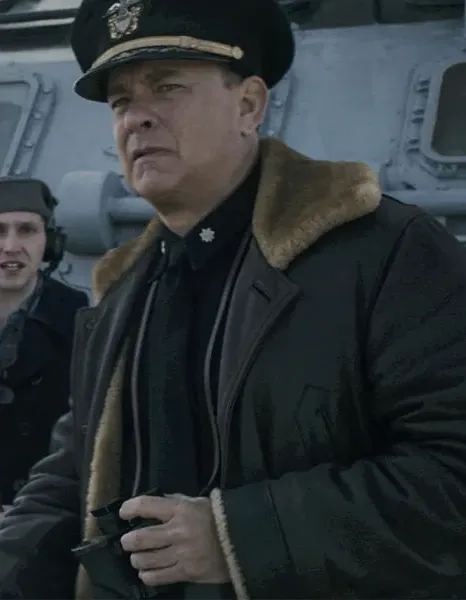 GREYHOUND TOM HANKS SHEARLING JACKET GREYHOUND TOM HANKS SHEARLING JACKET