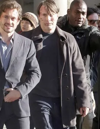Hannibal S03 Mads Mikkelsen Hannibal Lecter Black Coat