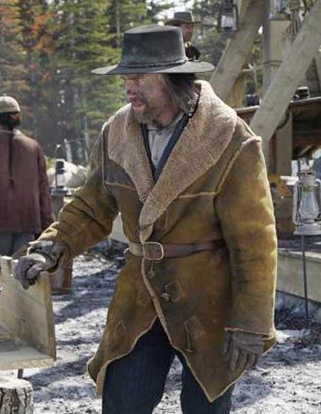 HELL ON WHEEL ANSON MOUNT (CULLEN BOHANNON) BROWN COTTON COAT HELL ON WHEEL ANSON MOUNT (CULLEN BOHANNON) BROWN COTTON COAT
