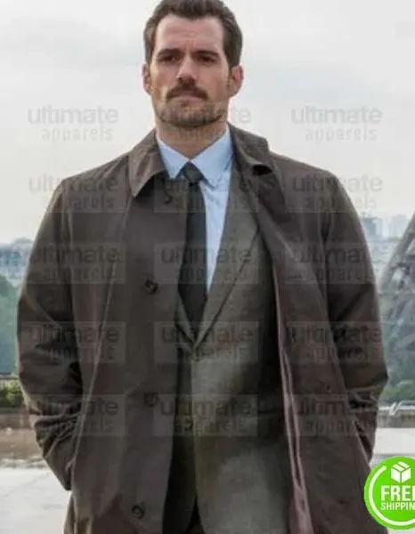 MISSION IMPOSSIBLE FALLOUT AUGUST WALKER (HENRY CAVILL) TRENCH COAT MISSION IMPOSSIBLE FALLOUT AUGUST WALKER (HENRY CAVILL) TRENCH COAT