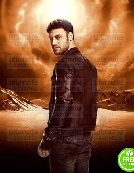 HEROES REBORN RYAN GUZMAN (CARLOS GUTIERREZ) BLACK LEATHER JACKET HEROES REBORN RYAN GUZMAN (CARLOS GUTIERREZ) BLACK LEATHER JACKET
