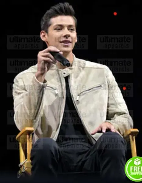 HIGH SCHOOL MUSICAL: THE MUSICAL - THE SERIES MATT CORNETT LEATHER JACKET