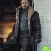 HIS DARK MATERIAL JAMES MCAVOY (LORD ASRIEL) FUR COLLAR LEATHER COAT HIS DARK MATERIAL JAMES MCAVOY (LORD ASRIEL) FUR COLLAR LEATHER COAT