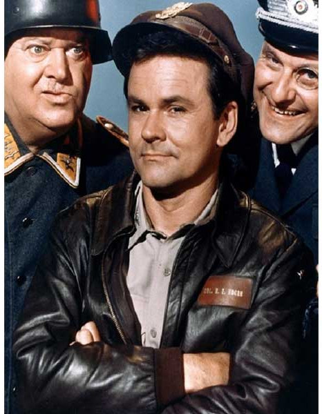 Hogan's Heroes Bob Crane Robert Hogan Black Leather Jacket Hogan's Heroes Bob Crane Robert Hogan Black Leather Jacket