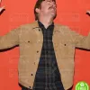 HUNT FOR THE WILDERPEOPLE RHYS DARBY (PSYCHO SAM) BROWN SUEDE LEATHER JACKET HUNT FOR THE WILDERPEOPLE RHYS DARBY (PSYCHO SAM) BROWN SUEDE LEATHER JACKET