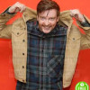 HUNT FOR THE WILDERPEOPLE RHYS DARBY (PSYCHO SAM) BROWN SUEDE LEATHER JACKET HUNT FOR THE WILDERPEOPLE RHYS DARBY (PSYCHO SAM) BROWN SUEDE LEATHER JACKET