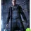 I, FRANKENSTEIN AARON ECKHART (ADAM) BLACK WOOL COAT