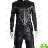 INHUMANS ANSON MOUNT (BLACK BOLT) LEATHER COAT