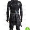 INHUMANS ANSON MOUNT (BLACK BOLT) LEATHER COAT