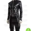 INHUMANS ANSON MOUNT (BLACK BOLT) LEATHER COAT
