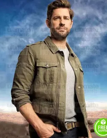 JACK RYAN JOHN KRASINSKI SHIRT COLLAR COTTON JACKET JACK RYAN JOHN KRASINSKI SHIRT COLLAR COTTON JACKET