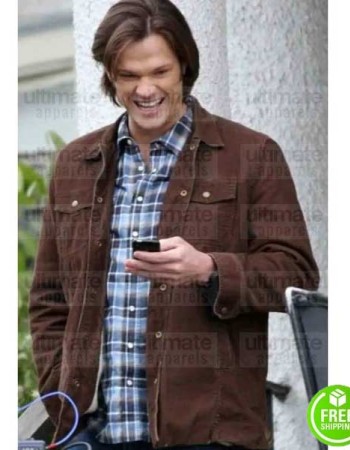 SUPERNATURAL SAM WINCHESTER (JARED PADALECKI) BROWN SUEDE LEATHER JACKET SUPERNATURAL SAM WINCHESTER (JARED PADALECKI) BROWN SUEDE LEATHER JACKET