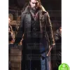 FRONTIER DECLAN HARP (JASON MOMOA) LEATHER COAT
