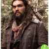 FRONTIER DECLAN HARP (JASON MOMOA) LEATHER COAT