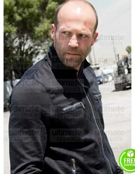 CRANK HIGHT VOLTAGE JASON STATHAM (CHEV CHELIOS) BLACK COTTON JACKET CRANK HIGHT VOLTAGE JASON STATHAM (CHEV CHELIOS) BLACK COTTON JACKET