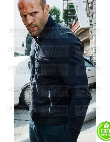 CRANK HIGHT VOLTAGE JASON STATHAM (CHEV CHELIOS) BLACK COTTON JACKET CRANK HIGHT VOLTAGE JASON STATHAM (CHEV CHELIOS) BLACK COTTON JACKET