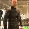 HOBBS & SHAW JASON STATHAM (DECKARD SHAW) BLACK COTTON JACKET