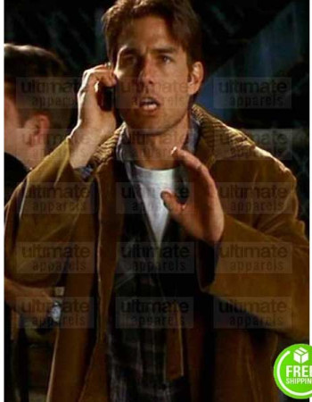 Jerry Maguire Tom Cruise Brown Suede Jacket