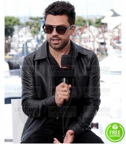 PREACHER DOMINIC COOPER (JESSE CUSTER) BLACK LEATHER JACKET