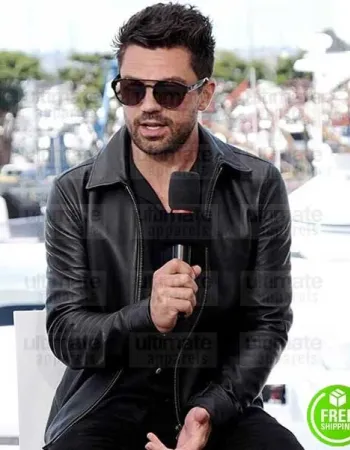 PREACHER DOMINIC COOPER (JESSE CUSTER) BLACK LEATHER JACKET