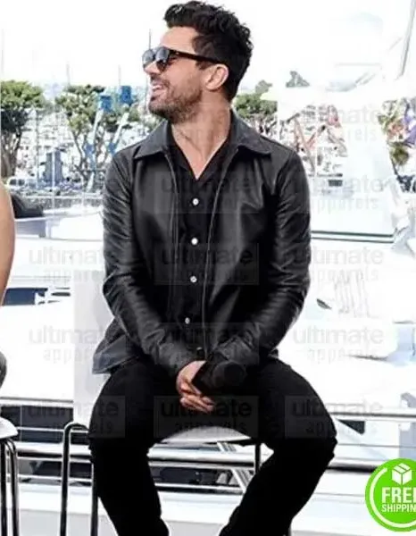 PREACHER DOMINIC COOPER (JESSE CUSTER) BLACK LEATHER JACKET PREACHER DOMINIC COOPER (JESSE CUSTER) BLACK LEATHER JACKET
