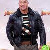 JUMANJI THE NEXT LEVEL DWAYNE JOHNSON (BRAVESTONE) BLACK FUR COLLAR JACKET