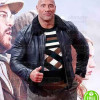 JUMANJI THE NEXT LEVEL DWAYNE JOHNSON (BRAVESTONE) BLACK FUR COLLAR JACKET