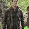 JUMANJI 2 WELCOME TO THE JUNGLE NICK JONAS FUR COLLAR LEATHER JACKET JUMANJI 2 WELCOME TO THE JUNGLE NICK JONAS FUR COLLAR LEATHER JACKET