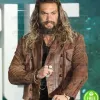 JUSTICE LEAGUE JASON MOMOA (AQUAMAN) DITRESSED LEATHER JACKET JUSTICE LEAGUE JASON MOMOA (AQUAMAN) DITRESSED LEATHER JACKET
