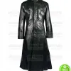 MATRIX KEANU REEVES (NEO) BLACK LEATHER TRENCH COAT MATRIX KEANU REEVES (NEO) BLACK LEATHER TRENCH COAT