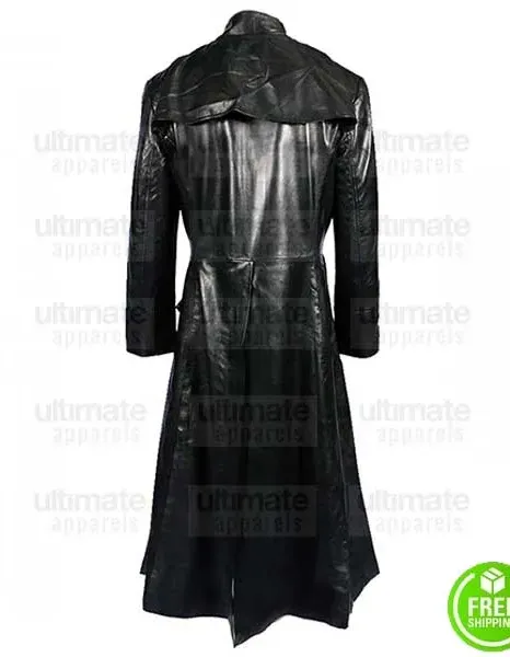 MATRIX KEANU REEVES (NEO) BLACK LEATHER TRENCH COAT MATRIX KEANU REEVES (NEO) BLACK LEATHER TRENCH COAT