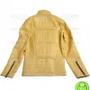 KILL BILL YELLOW SLIM FIT LEATHER JACKET KILL BILL YELLOW SLIM FIT LEATHER JACKET