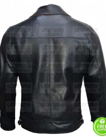KINGSMAN THE GOLDEN CIRCLE PEDRO PASCALS (WHISKEY) LEATHER JACKET