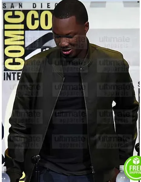 KONG SKULL ISLAND COREY HAWKINS (HOUSTON BROOKS) GREEN LEATHER JACKET KONG SKULL ISLAND COREY HAWKINS (HOUSTON BROOKS) GREEN LEATHER JACKET