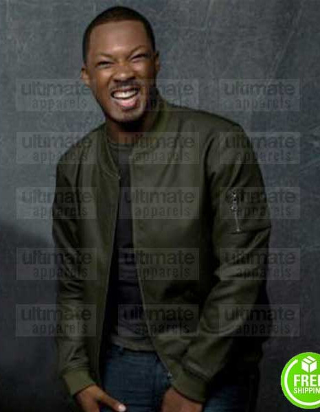 KONG SKULL ISLAND COREY HAWKINS (HOUSTON BROOKS) GREEN LEATHER JACKET KONG SKULL ISLAND COREY HAWKINS (HOUSTON BROOKS) GREEN LEATHER JACKET