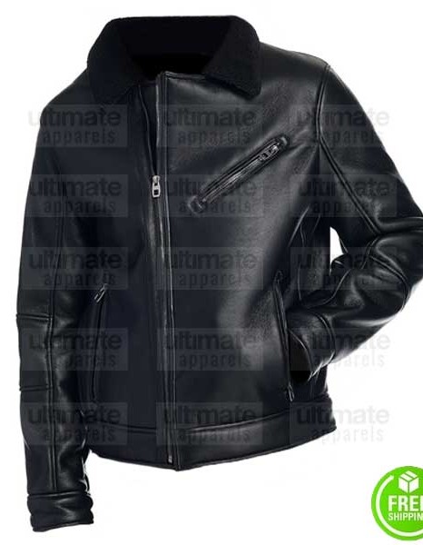 MEN'S BLACK NEW YORK LEATHER JACKET