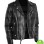 MEN'S BLACK LEATHER MOTORCYCLE JACKET ONTARIO CANADA