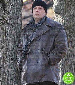 LIVE BY NIGHT BEN AFFLECK (JOE COUGHLIN) BROWN LEATHER JACKET