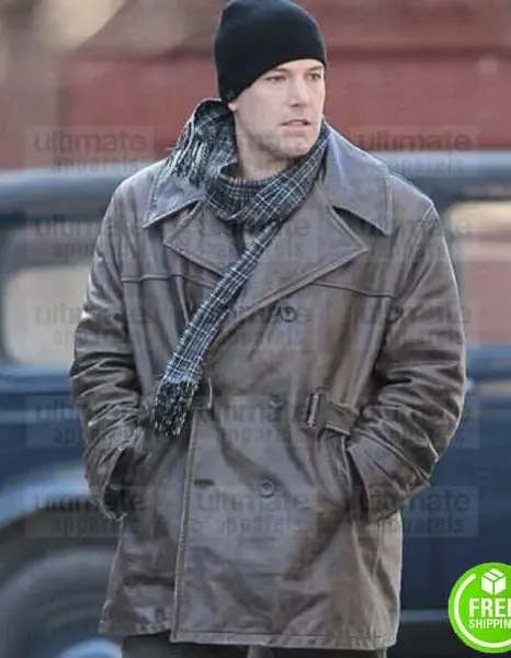 LIVE BY NIGHT BEN AFFLECK (JOE COUGHLIN) BROWN LEATHER JACKET LIVE BY NIGHT BEN AFFLECK (JOE COUGHLIN) BROWN LEATHER JACKET